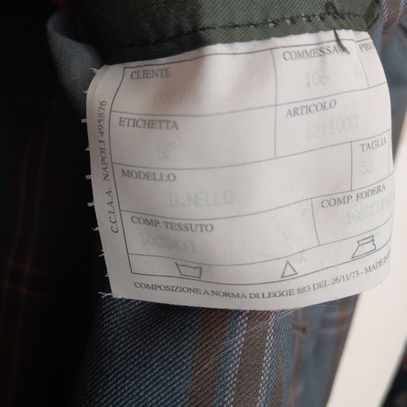 Sartoria Partenopea unconstructed wool mens sport coat - Picture 9 of 10